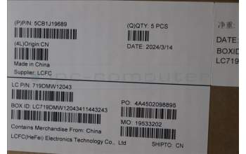 Lenovo 5CB1J19689 Tastatur inkl. Topcase spanisch L82V7 NFPAB