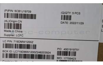 Lenovo 5CB1J19709 Tastatur inkl. Topcase deutsch L82V7 NFPAB