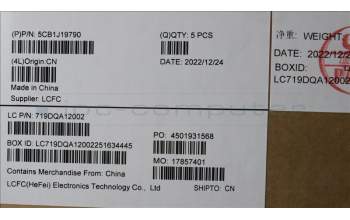 Lenovo 5CB1J19790 Tastatur inkl. Topcase ASM_BEL L82UT CG