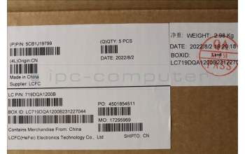 Lenovo 5CB1J19799 Tastatur inkl. Topcase deutsch L82UT CG