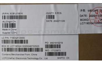 Lenovo 5CB1J23616 Tastatur inkl. Topcase schweiz L82UT CG