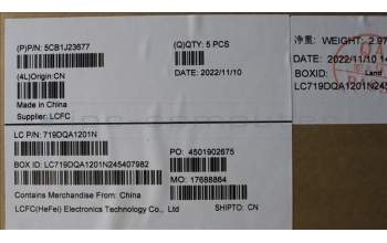 Lenovo 5CB1J23677 Tastatur inkl. Topcase ASM_SLV L82UT SG