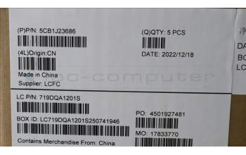 Lenovo 5CB1J23686 Tastatur inkl. Topcase ASM_THAI L82UT SG