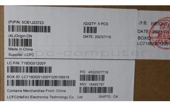 Lenovo 5CB1J23723 Tastatur inkl. Topcase ASM_FRA/ENG L21EK MGR