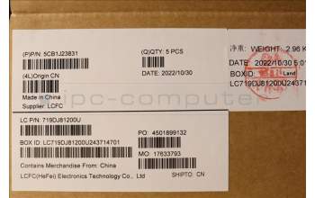 Lenovo 5CB1J23831 Tastatur inkl. Topcase ASM_THAIL82TK_DT