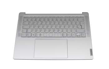 5CB1J30305 Original Lenovo Tastatur inkl. Topcase DE (deutsch) grau/grau mit Backlight