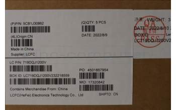 Lenovo 5CB1J30862 Tastatur inkl. Topcase deutsch L82UH FP BL