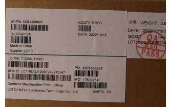 Lenovo 5CB1J30895 Tastatur inkl. Topcase ASM_NORDIC L82UH FP BL