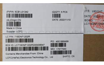 Lenovo 5CB1J31342 Tastatur inkl. Topcase ASM_TC L82U9 CGWH