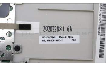 Lenovo 5CB1J31342 Tastatur inkl. Topcase ASM_TC L82U9 CGWH