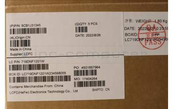 Lenovo 5CB1J31345 Tastatur inkl. Topcase ASM_UK L82U9 CGWH