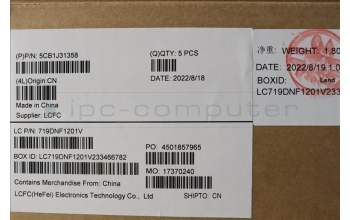 Lenovo 5CB1J31358 Tastatur inkl. Topcase deutsch L82U9 CLGY