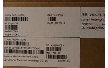 Lenovo 5CB1J31360 Tastatur inkl. Topcase ASM_HBW L82U9 CLGY