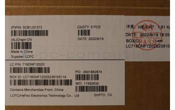 Lenovo 5CB1J31373 Tastatur inkl. Topcase schweiz L82U9 CLGY