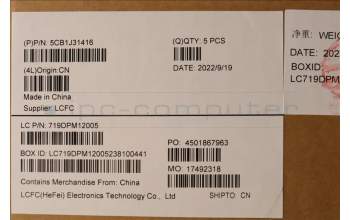 Lenovo 5CB1J31416 Tastatur inkl. Topcase ASM_CZE/SLK L82TD