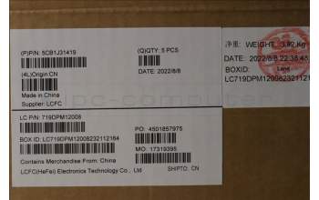 Lenovo 5CB1J31419 Tastatur inkl. Topcase ASM_FRA L82TD