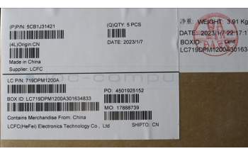 Lenovo 5CB1J31421 Tastatur inkl. Topcase ASM_FRA/ENG L82TD