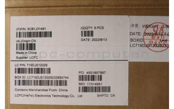 Lenovo 5CB1J31491 Tastatur inkl. Topcase ASM_USA ENG L82UG OG_WH