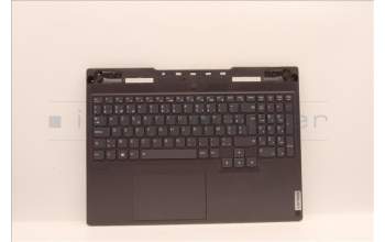 Lenovo 5CB1J32284 C-Cover with keyboard,Belgian,Storm Grey,White Backlight
