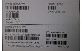 Lenovo 5CB1J32286 Tastatur inkl. Topcase ASM_BRL L82UG SG_WH