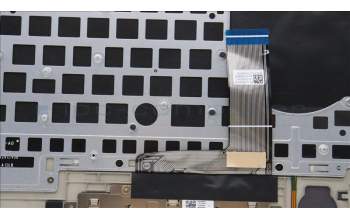 Lenovo 5CB1J32294 C-Cover with keyboard,German,Storm Grey,White Backlight