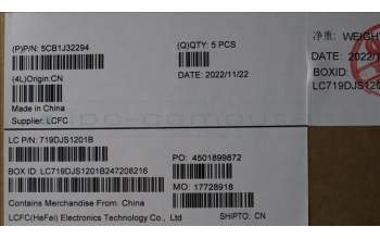 Lenovo 5CB1J32294 Tastatur inkl. Topcase deutsch L82UG SG_WH