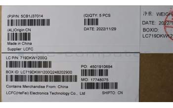 Lenovo 5CB1J37014 Tastatur inkl. Topcase ASM_RUS L82TL SG
