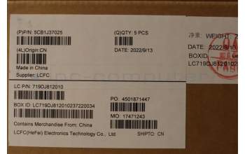 Lenovo 5CB1J37025 Tastatur inkl. Topcase ASM_BEL L82TK_UG