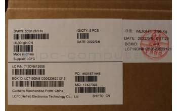 Lenovo 5CB1J37616 Tastatur inkl. Topcase ASM_NORDIC L82V6 NFP_AB