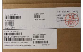 Lenovo 5CB1J37637 Tastatur inkl. Topcase ASM_LA SPA L82V6 NFP_CG