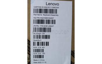 Lenovo 5CB1J38437 Tastatur inkl. Topcase ASM_FRA H 82UW I VGA