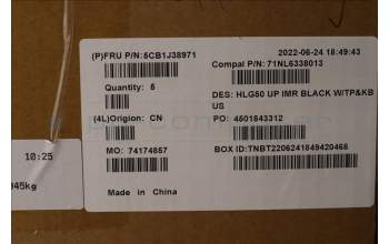 Lenovo 5CB1J38971 Tastatur inkl. Topcase ASM_ENG C 82SB BLA