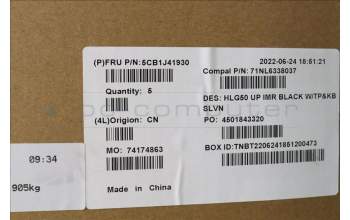 Lenovo 5CB1J41930 Tastatur inkl. Topcase ASM_SLV C 82SB BLA