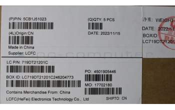 Lenovo 5CB1J51023 Tastatur inkl. Topcase ASM_HUN L82UU CG