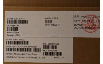 Lenovo 5CB1J51047 Tastatur inkl. Topcase ASM_ENG L82UU SG