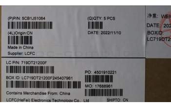 Lenovo 5CB1J51064 Tastatur inkl. Topcase ASM_RUS L82UU SG