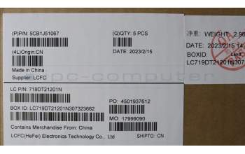 Lenovo 5CB1J51067 Tastatur inkl. Topcase schweiz L82UU SG