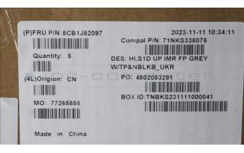 Lenovo 5CB1J52097 Tastatur inkl. TopcaseASM_UKR C82VG FP CG