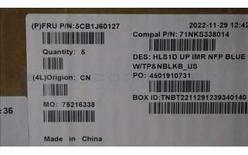 Lenovo 5CB1J60127 Tastatur inkl. TopcaseASM_ENG C82VG NFP AB