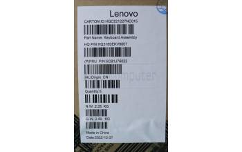 Lenovo 5CB1J76022 Tastatur inkl. Topcase ASM_BUL H82WUSTGY
