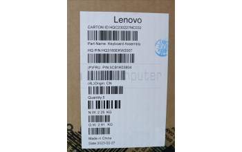 Lenovo 5CB1K03804 Tastatur inkl. Topcase ASM_UK H82WUSTGY
