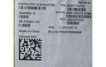 Lenovo 5CB1K20796 Tastatur inkl. Topcase ASM_RUS W82XX AG BL