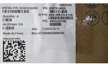 Lenovo 5CB1K20839 Tastatur inkl. Topcase schweiz W82XX AG