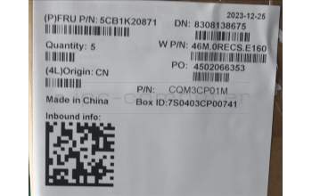 Lenovo 5CB1K20871 Tastatur inkl. Topcase ASM_SLV W82XX SB BL