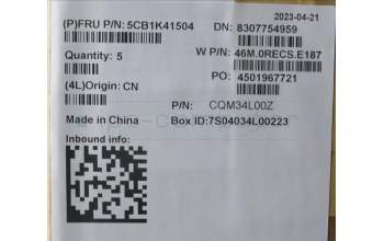 Lenovo 5CB1K41504 Tastatur inkl. Topcase ASM_NORDIC W82XX SB