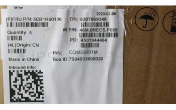 Lenovo 5CB1K60136 C-Cover with keyboard, Czech/Slovakian, Abyss Blue, UK