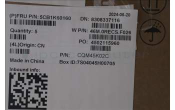 Lenovo 5CB1K60160 Tastatur inkl. Topcase ASM_HBW W 82XY AG