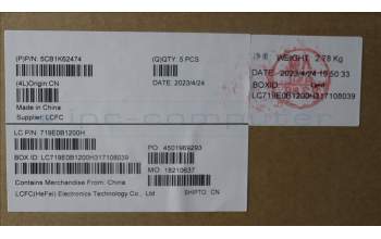 Lenovo 5CB1K62474 Tastatur inkl. Topcase ASM_ITA L83B1 OAT