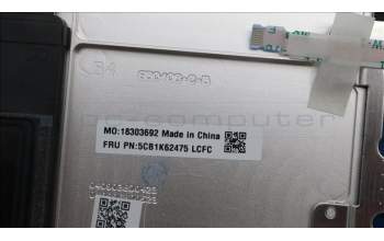 Lenovo 5CB1K62475 Tastatur inkl. Topcase ASM_JPN L83B1 OAT