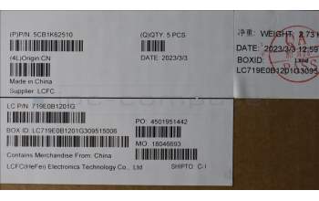 Lenovo 5CB1K62510 Tastatur inkl. Topcase ASM_BEL L83B1 STGY